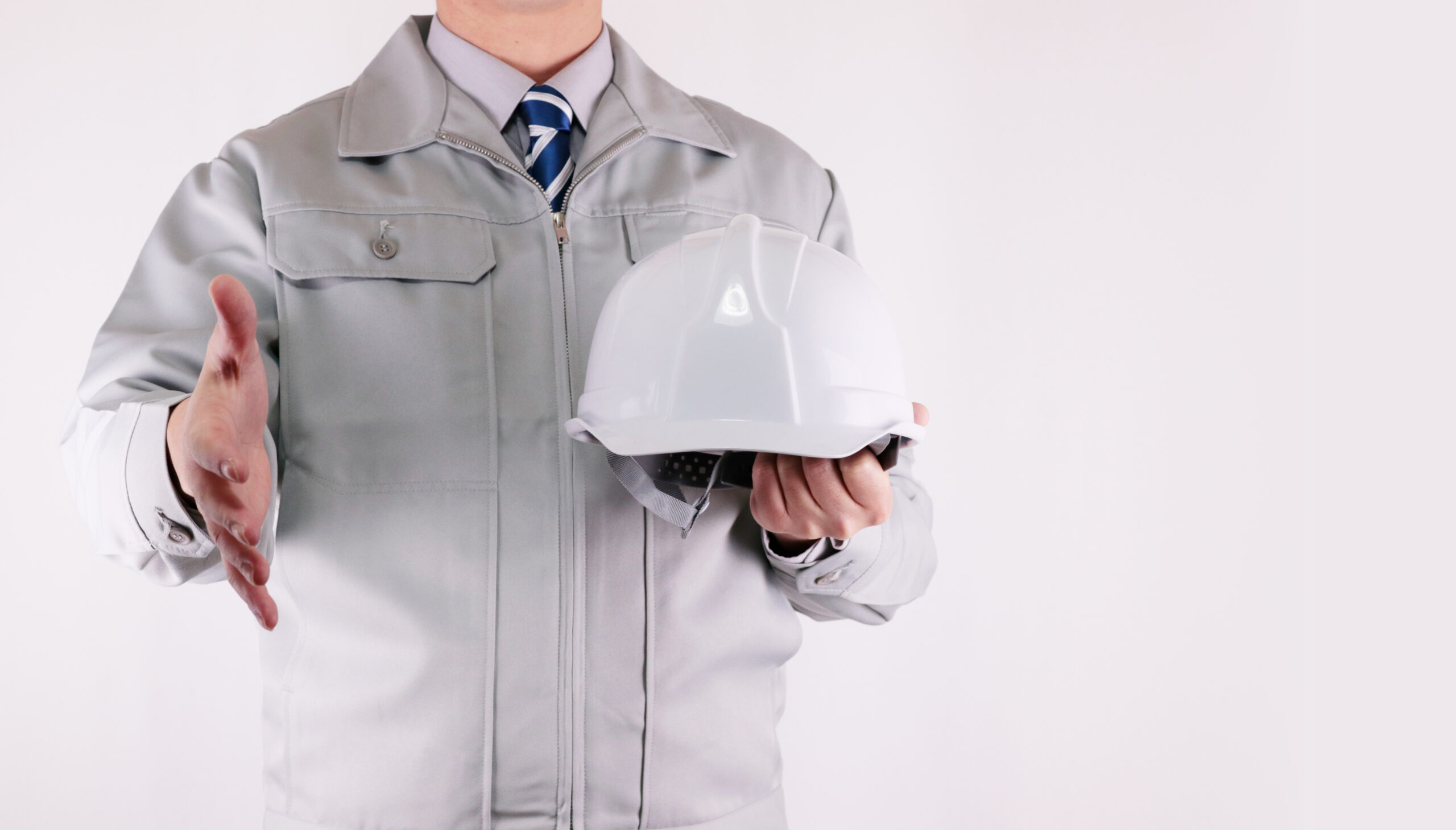 握手の手を差し出す人