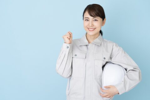 女性・ガッツポーズ