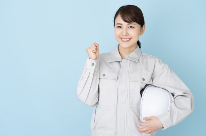 女性・ガッツポーズ